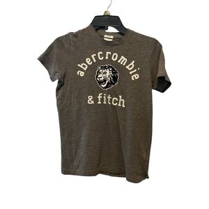 Abercrombie Kids Sz XL Shirt Short Sleeve Gray Muscle Tee Cotton Boy’s